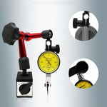 Staffa per indicatore quadrante con supporto magnetico meccanico universale con base magnetica, Universal Small Table, Leverage Dial Indicator, Small Table + Dial Indicator