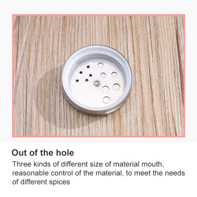 Rifornimenti della cucina del barattolo di condimento di vetro del coperchio dell'acciaio inossidabile, Transparent