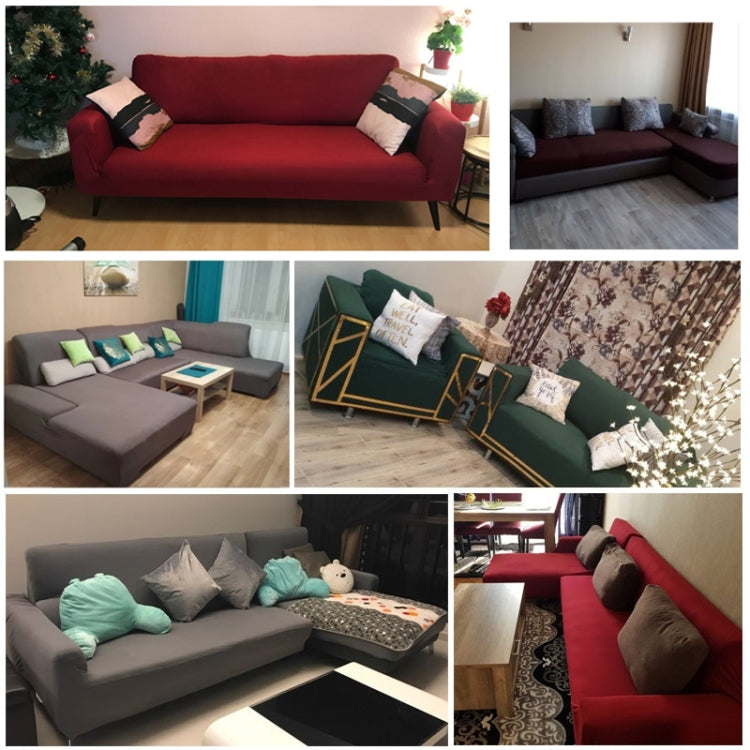 Divano universale all-inclusive Set divano copertura completa Aggiungi un pezzo di federa, Three Seater(190-230cm), Four Seater(235-300cm)