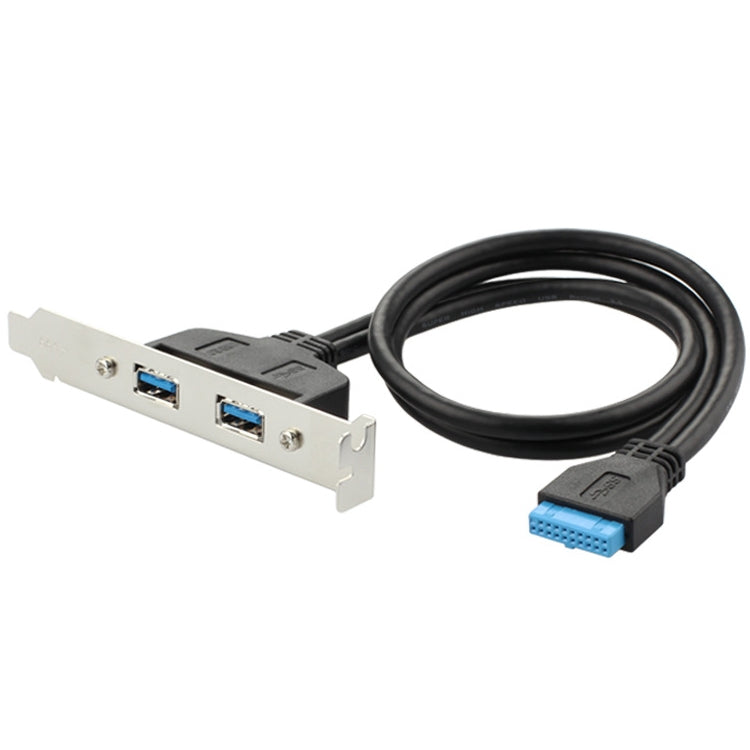 Linea di deflettori PCI posteriori USB 3.0 da 50 cm Telaio a tutta altezza fai da te con cavo di trasferimento auricolare a 20 pin