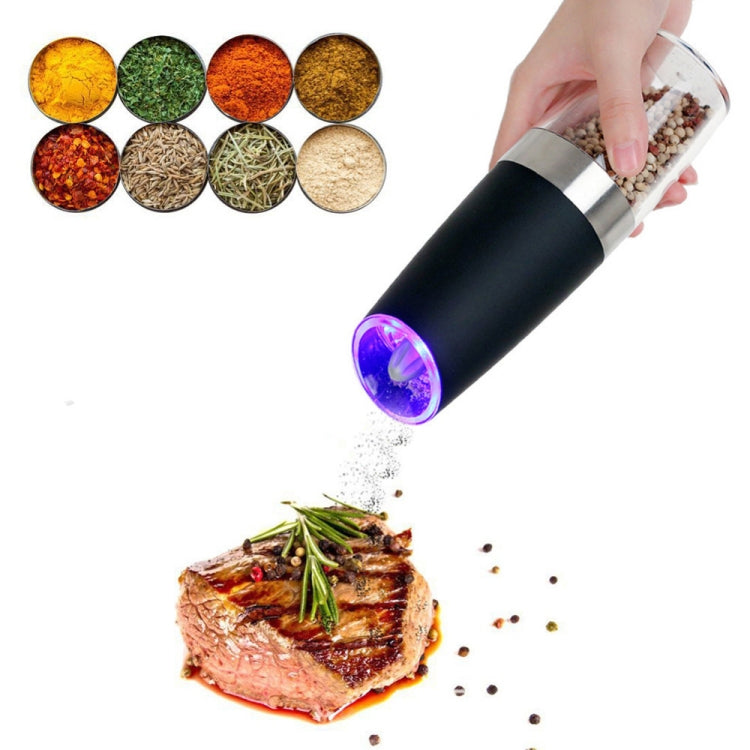 Macinapepe elettrico automatico macina sale con luce a LED, Automatic Electric Pepper Grinder