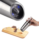 Macinapepe elettrico automatico macina sale con luce a LED, Automatic Electric Pepper Grinder