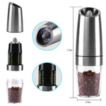 Macinapepe elettrico automatico macina sale con luce a LED, Automatic Electric Pepper Grinder