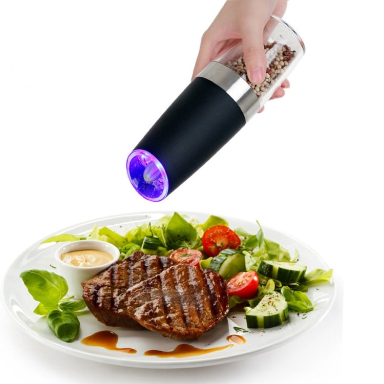 Macinapepe elettrico automatico macina sale con luce a LED, Automatic Electric Pepper Grinder