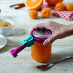 Apriscatole con cerniera in silicone creativo Apribottiglie in scatola con cacciavite antiscivolo multifunzionale, Opener 5
