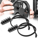 Hub ventola PWM per ventola del computer da 2 pezzi, A Drag Five, A Drag Four