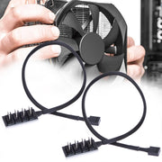 Hub ventola PWM per ventola del computer da 2 pezzi, A Drag Five, A Drag Four