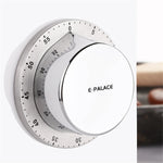 E-PALACE Timer magnetico Timer da cucina in acciaio inossidabile Sveglia creativa Promemoria meccanico Conto alla rovescia Pomodoro, E-PALACE Magnet Timer