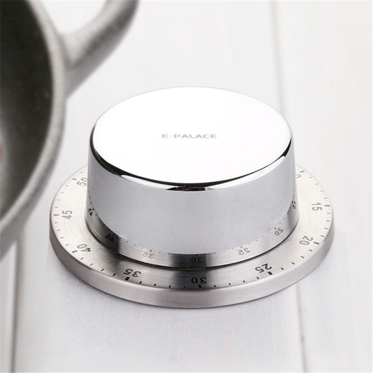 E-PALACE Timer magnetico Timer da cucina in acciaio inossidabile Sveglia creativa Promemoria meccanico Conto alla rovescia Pomodoro, E-PALACE Magnet Timer