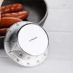 E-PALACE Timer magnetico Timer da cucina in acciaio inossidabile Sveglia creativa Promemoria meccanico Conto alla rovescia Pomodoro, E-PALACE Magnet Timer
