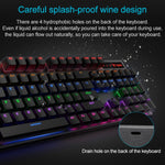 Rapoo V500 PRO Luce mista 104 tasti Desktop Laptop Gioco per computer Esports Office Home Digitazione Tastiera meccanica cablata, Black Shaft, Green Shaft, Tea Shaft, Red Shaft