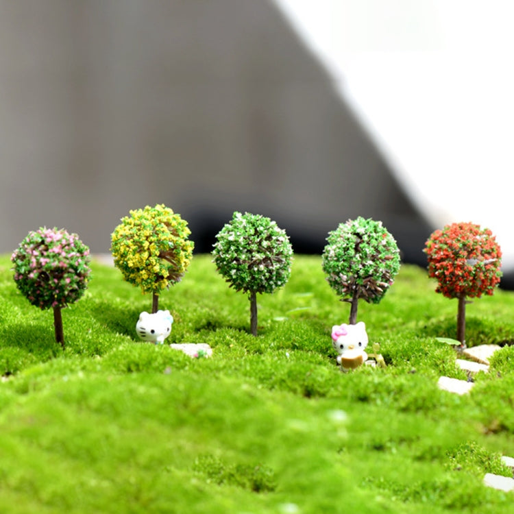 3 pezzi albero artificiale miniatura per decorazione