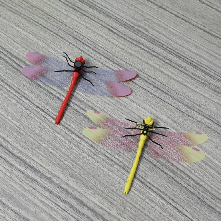 4 pezzi/set adesivi magnetici per frigorifero con simulazione libellula, decorazione da parete per la casa, giardino, 4 PCS/Set Magnetic, 4 PCS/Set Pin