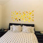 12 adesivi murali rimovibili a specchio 3D per soggiorno, camera da letto, TV, sfondo, decorazione murale a specchio