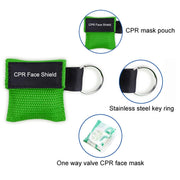 Maschera respiratoria con portachiavi per maschera facciale di emergenza CPR