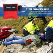 Maschera respiratoria con portachiavi per maschera facciale di emergenza CPR