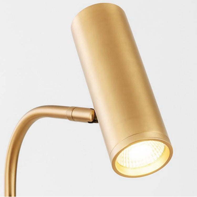 Lampada da terra minimalista in marmo con tavolino