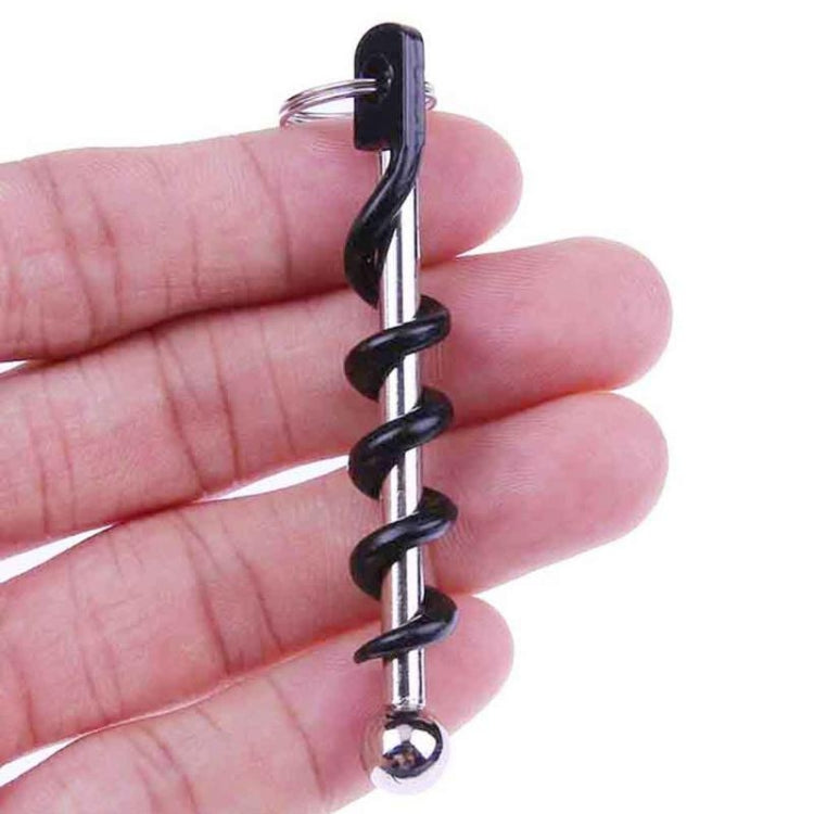 Apribottiglie Outdoor Mini EDC Cork Screw Apribottiglie per vino rosso Portachiavi Strumento multifunzionale per attrezzature di sopravvivenza da campeggio