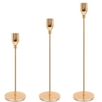 Decorazione creativa della tavola di nozze con portacandele a testa singola, S, M, L