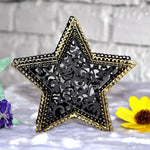 Decorazioni natalizie Candeliere marocchino Candele Candelabro colorato stella a cinque punte, Five-pointed Star