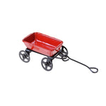 Mini carrello da traino in metallo rosso 1:12