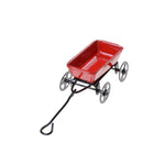 Mini carrello da traino in metallo rosso 1:12
