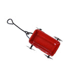 Mini carrello da traino in metallo rosso 1:12