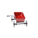 Mini carrello da traino in metallo rosso 1:12