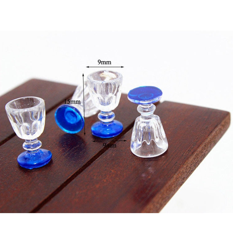 3 pezzi mini calici trasparenti bicchieri boccale di birra accessori modello casa delle bambole, Glasses Beer