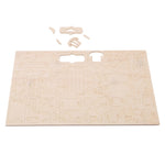 Mobili per bambole in miniatura Puzzle in legno 3D Modello architettonico fai-da-te Giocattoli per bambini Regali, 3D Wooden Puzzle