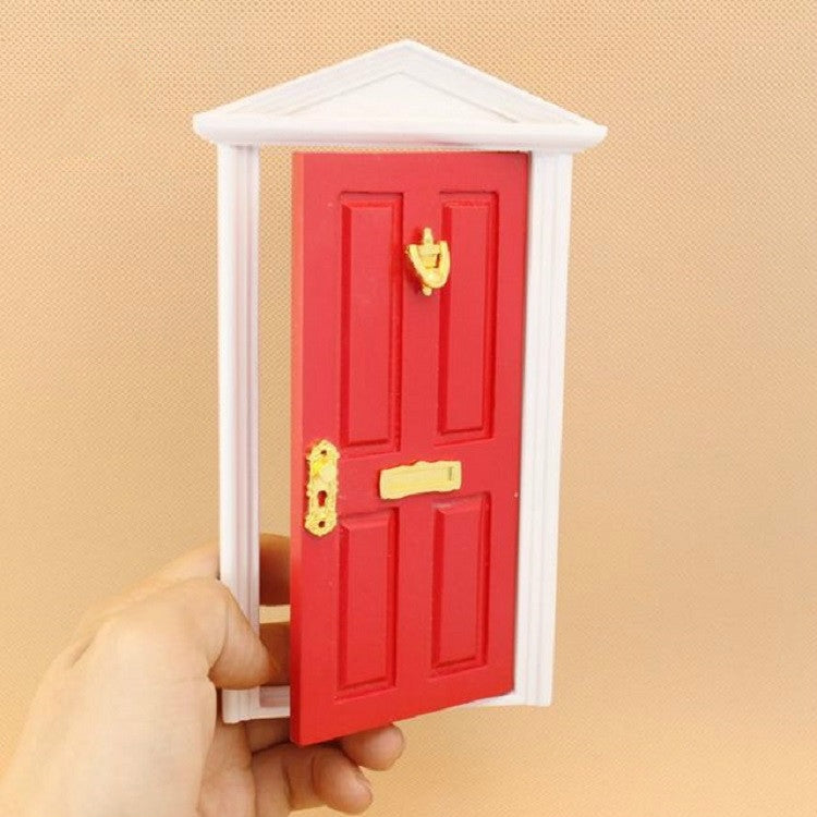1:12 Casa delle bambole in miniatura Porta delle fiabe Giocattolo della casa da gioco