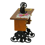 Modello di scena della decorazione della casa delle bambole del giocattolo della mini macchina da cucire, Sewing Machine