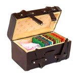 Casa delle bambole in miniatura 1/12 con bagaglio a valigia vintage finta di giocare con i giocattoli, Suitcase Luggage