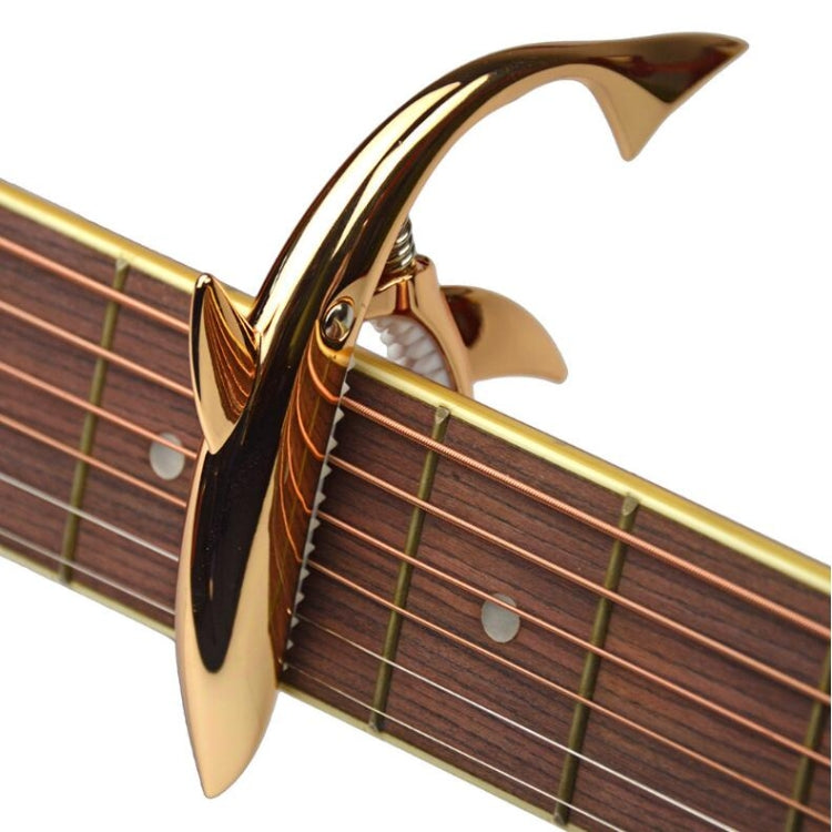 Capotasto per chitarra in lega di zinco a forma di squalo, Guitar Capo