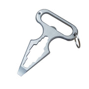Mini Pocket EDC Strumento tattico personale multifunzione in acciaio inossidabile per la difesa personale