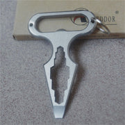 Mini Pocket EDC Strumento tattico personale multifunzione in acciaio inossidabile per la difesa personale