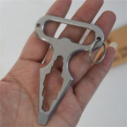 Mini Pocket EDC Strumento tattico personale multifunzione in acciaio inossidabile per la difesa personale