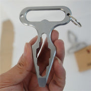 Mini Pocket EDC Strumento tattico personale multifunzione in acciaio inossidabile per la difesa personale