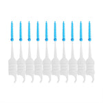 Strumento pulizia denti in silicone morbido 2 pezzi