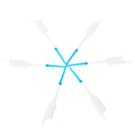 Strumento pulizia denti in silicone morbido 2 pezzi