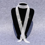 Accessori per costumi da ballo con farfallino con strass e paillettes da donna, White Diamond on White, Colorful Diamond on White, White Diamond on Black, Gun Black Diamond on Black, Red Diamond on Black, Blue Diamond on Black, Gold Diamond on Black   ...