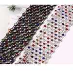 Accessori per costumi da ballo con farfallino con strass e paillettes da donna, White Diamond on White, Colorful Diamond on White, White Diamond on Black, Gun Black Diamond on Black, Red Diamond on Black, Blue Diamond on Black, Gold Diamond on Black   ...