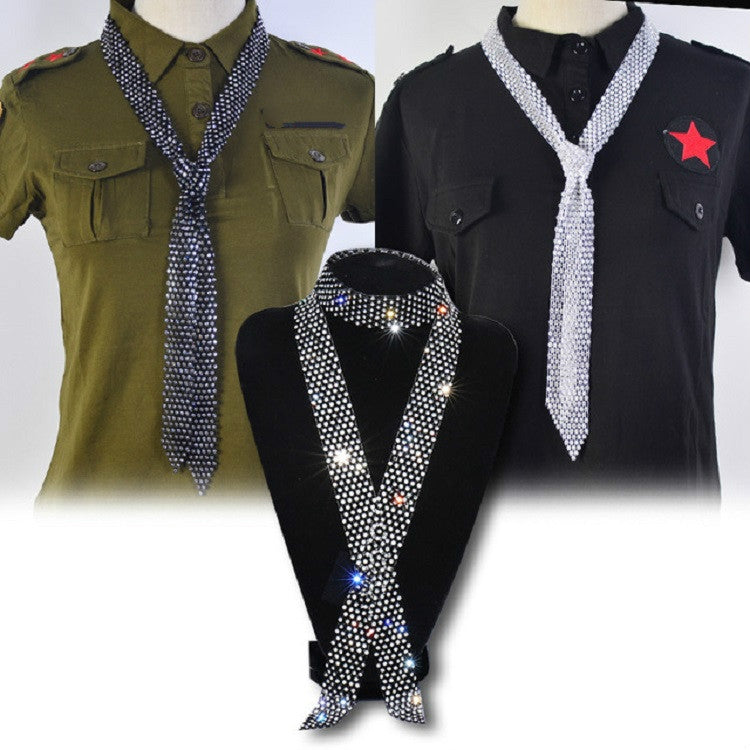 Accessori per costumi da ballo con farfallino con strass e paillettes da donna, White Diamond on White, Colorful Diamond on White, White Diamond on Black, Gun Black Diamond on Black, Red Diamond on Black, Blue Diamond on Black, Gold Diamond on Black   ...