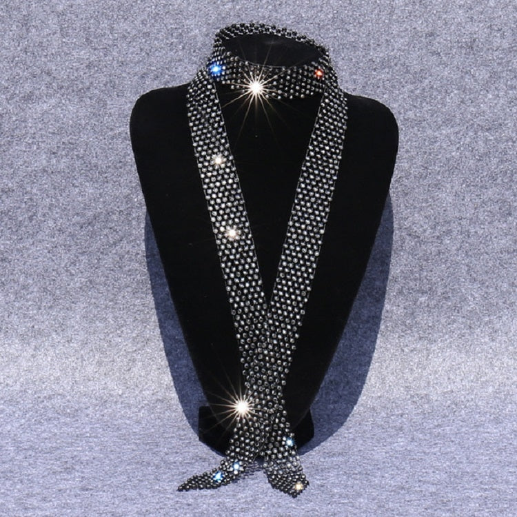 Accessori per costumi da ballo con farfallino con strass e paillettes da donna, White Diamond on White, Colorful Diamond on White, White Diamond on Black, Gun Black Diamond on Black, Red Diamond on Black, Blue Diamond on Black, Gold Diamond on Black   ...