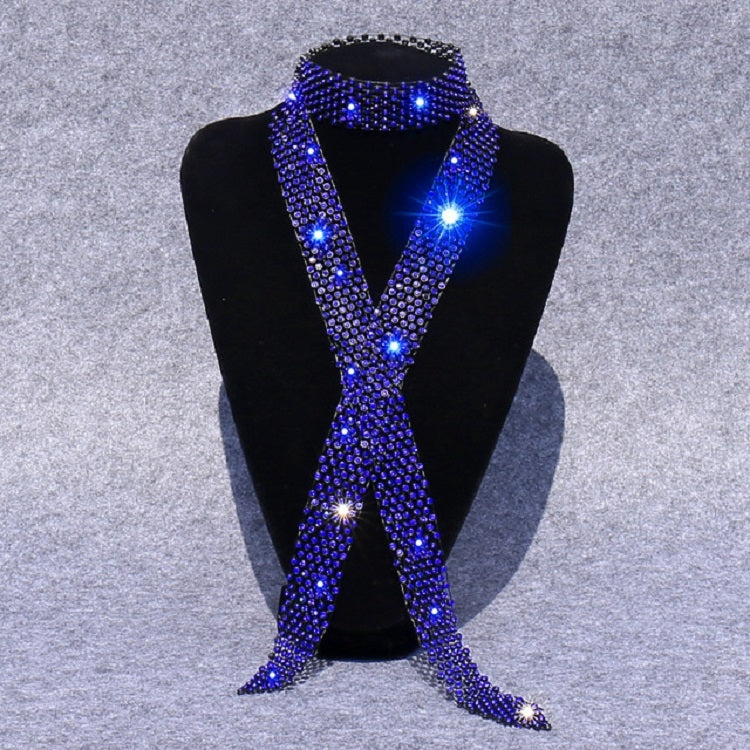 Accessori per costumi da ballo con farfallino con strass e paillettes da donna, White Diamond on White, Colorful Diamond on White, White Diamond on Black, Gun Black Diamond on Black, Red Diamond on Black, Blue Diamond on Black, Gold Diamond on Black   ...