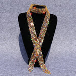Accessori per costumi da ballo con farfallino con strass e paillettes da donna, White Diamond on White, Colorful Diamond on White, White Diamond on Black, Gun Black Diamond on Black, Red Diamond on Black, Blue Diamond on Black, Gold Diamond on Black   ...
