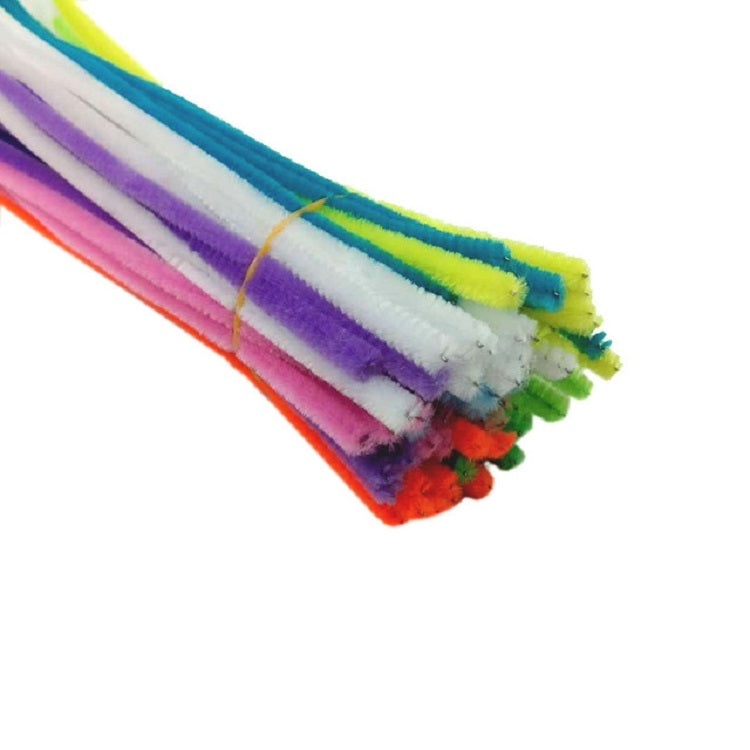 100 pezzi peluche bastone giocattoli educativi per bambini materiali fatti a mano, consegna colore casuale
