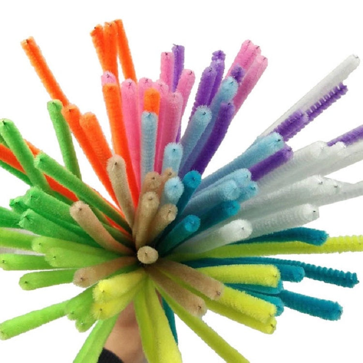 100 pezzi peluche bastone giocattoli educativi per bambini materiali fatti a mano, consegna colore casuale