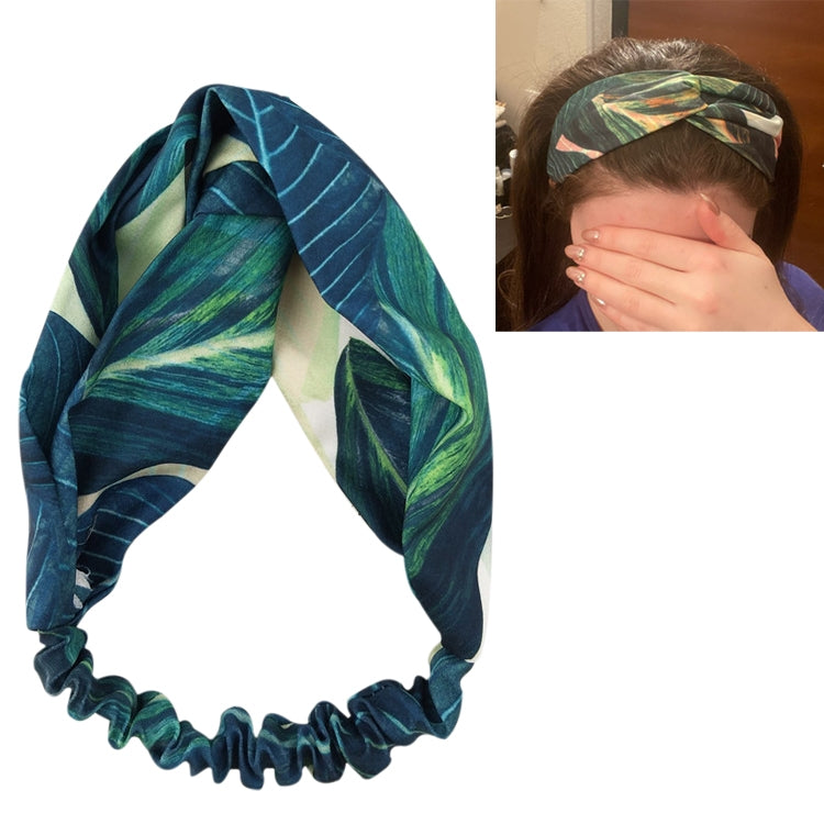 Fasce per capelli estive stile bohémien Fasce per capelli da donna Turbante con nodo incrociato retrò