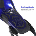 Attrezzatura per lo snorkeling con pinne regolabili per bambini adulti, Blue 24-29 Yards, Red 24-29 Yards, Black + White 24-29 Yards, Pink + White 24-29 Yards, Rose Red 24-29 Yards, Yellow 24-29 Yards, Black 24-29 Yards, Blue 30-35 Yards, Red 30-35 Yar...